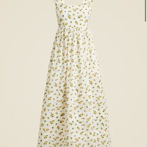 Jcrew square neck midi dress